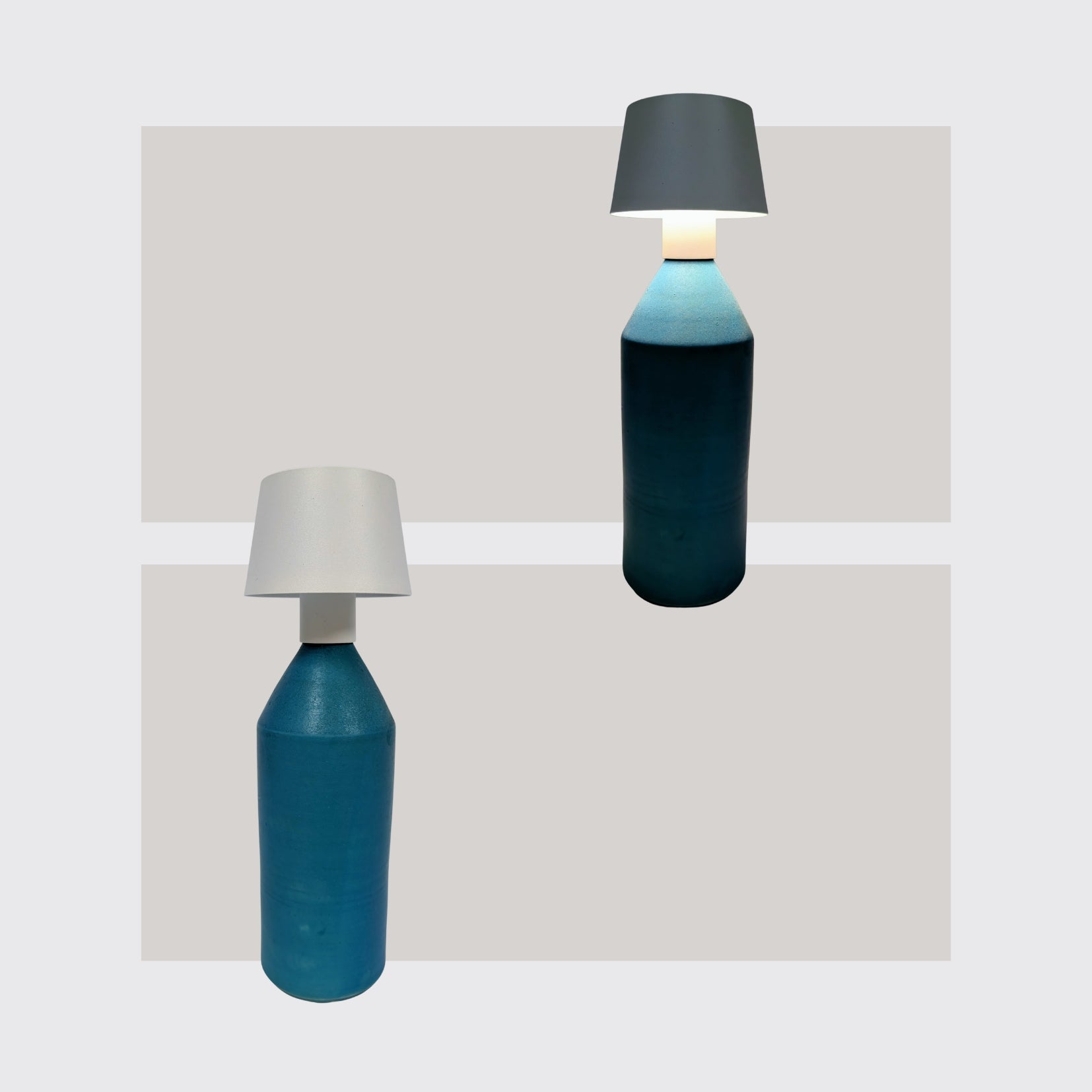 Lampe Türkis LED