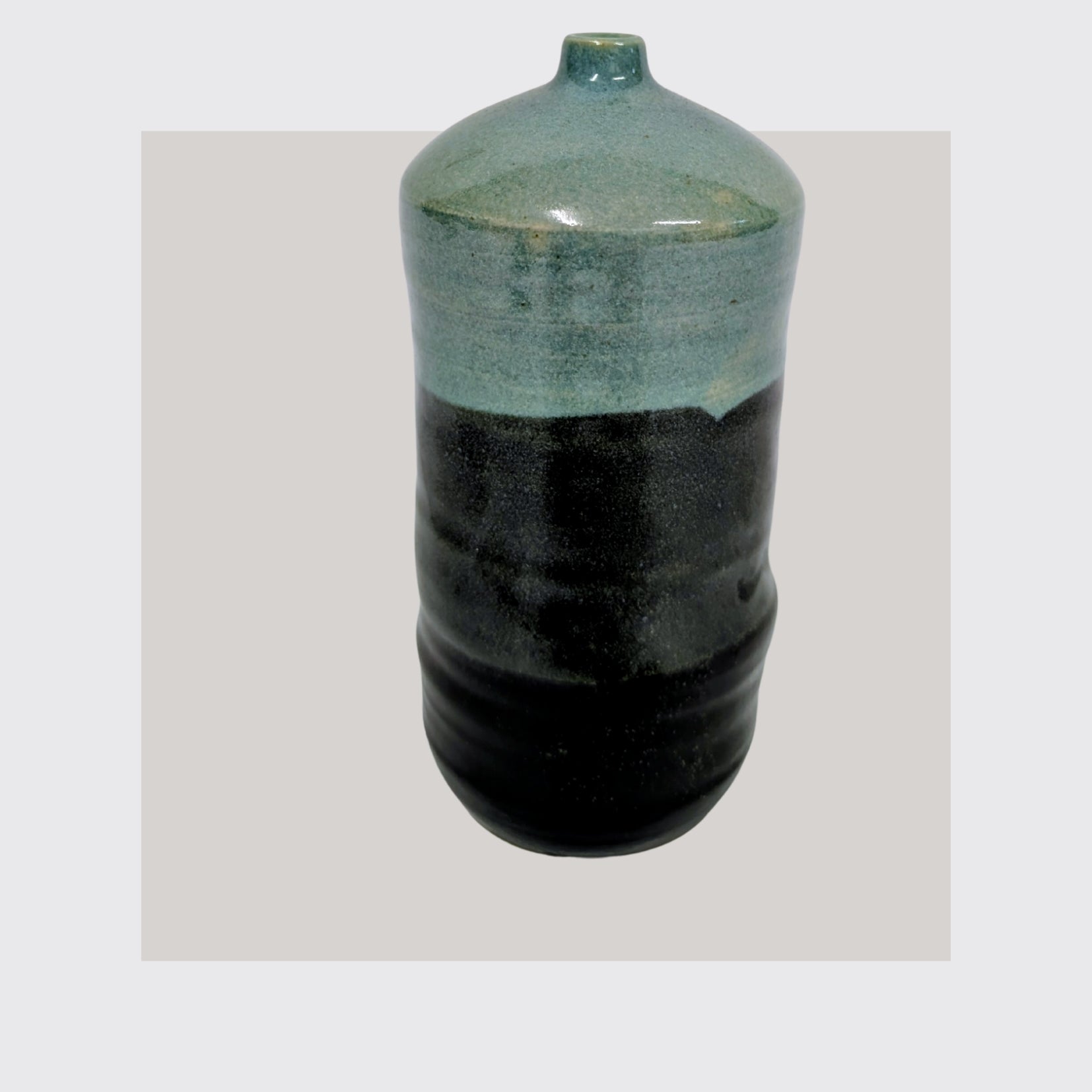 Vase Seladon Schwarz