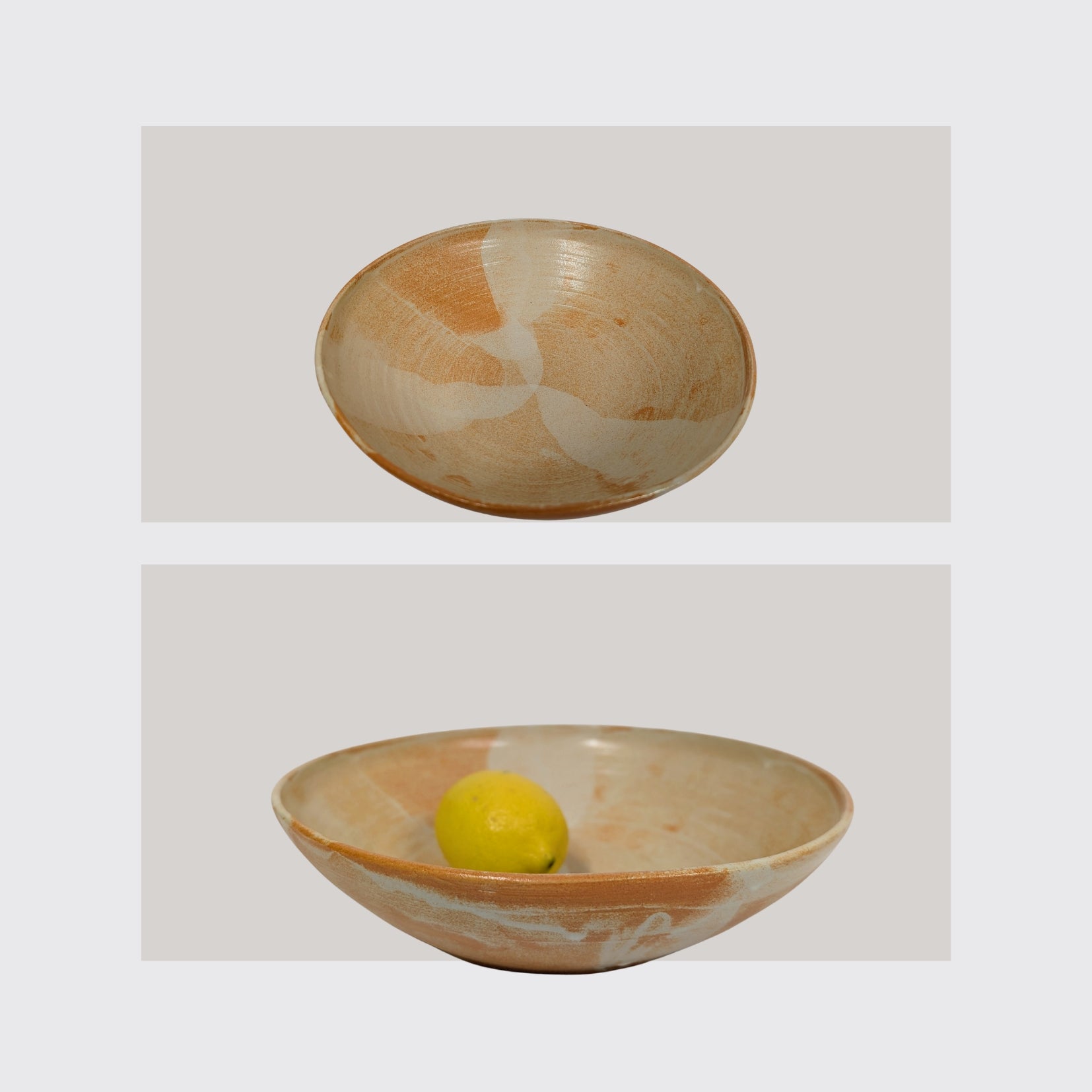 Schale Beige