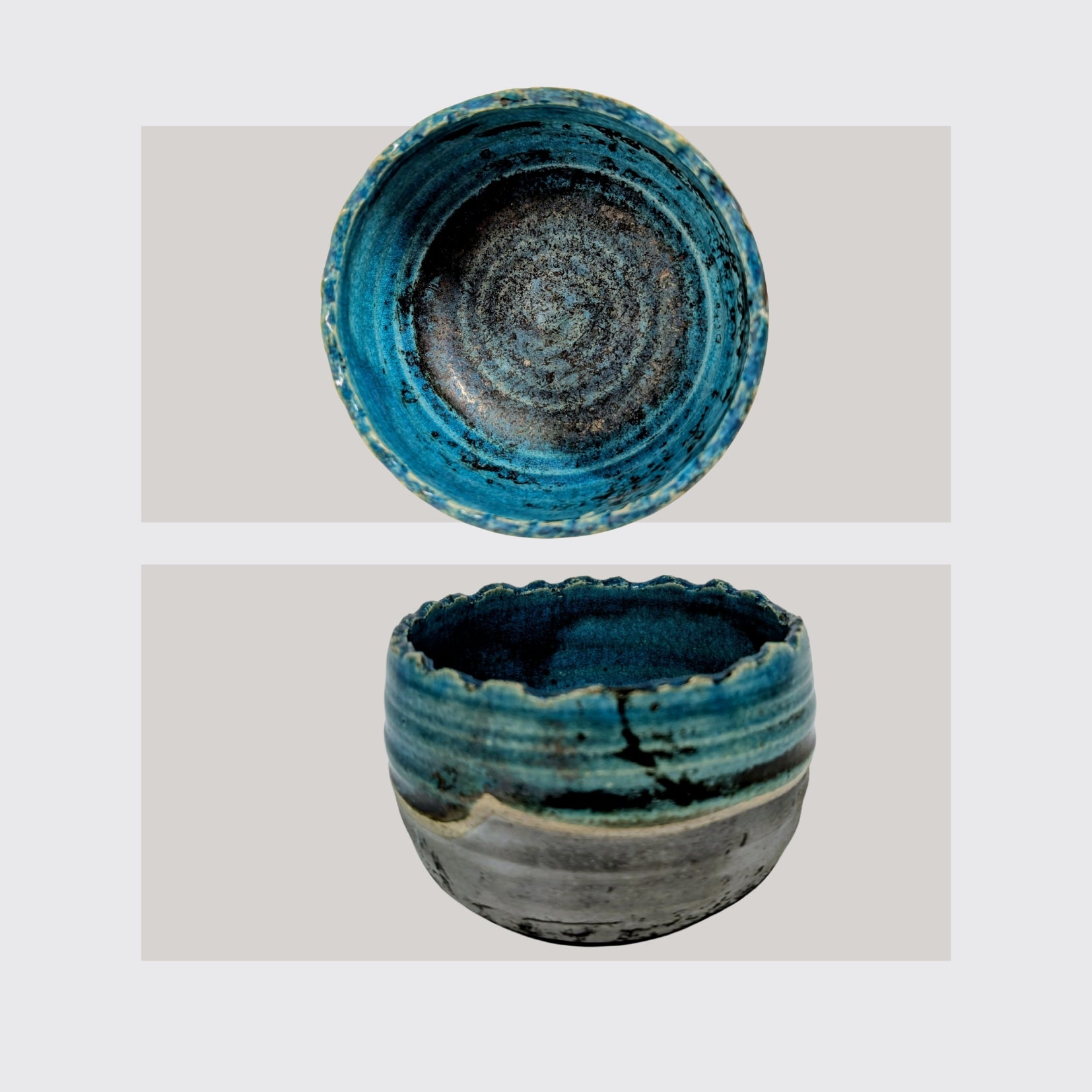 Raku Schale/Windlicht