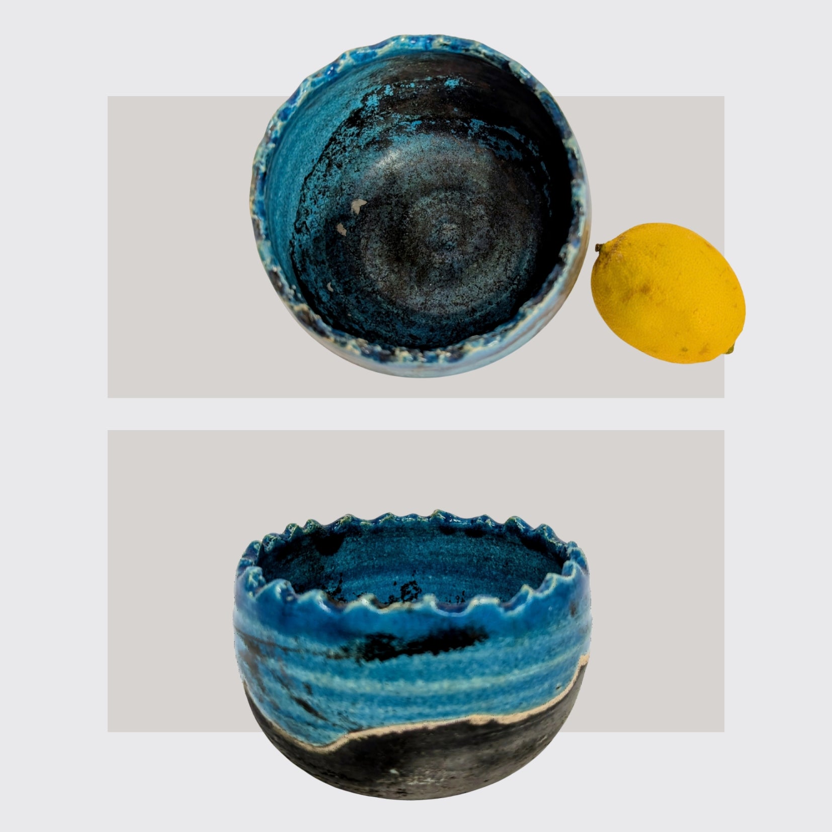 Raku Schale/Windlicht