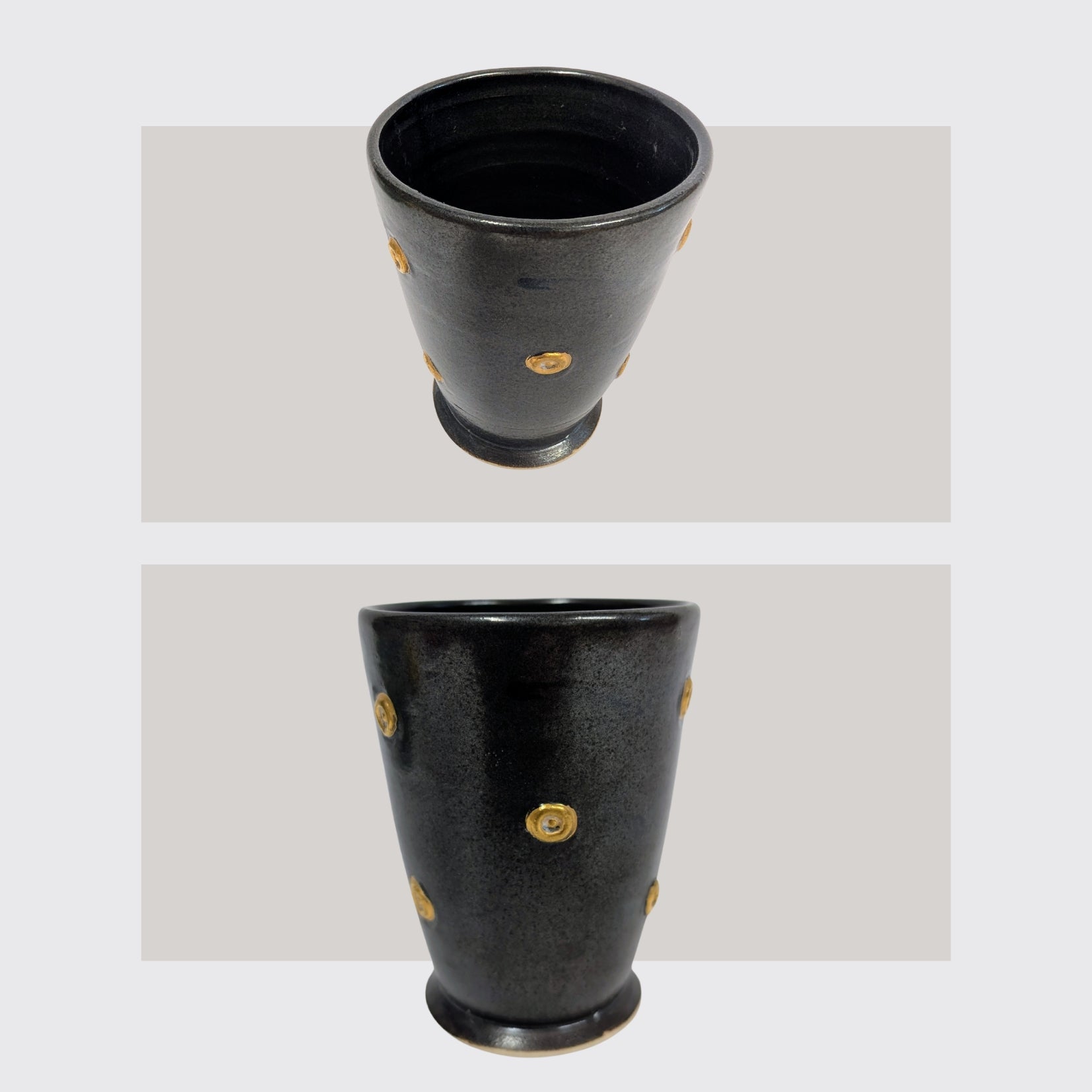 Fürstenbecher mit Goldnoppen klein