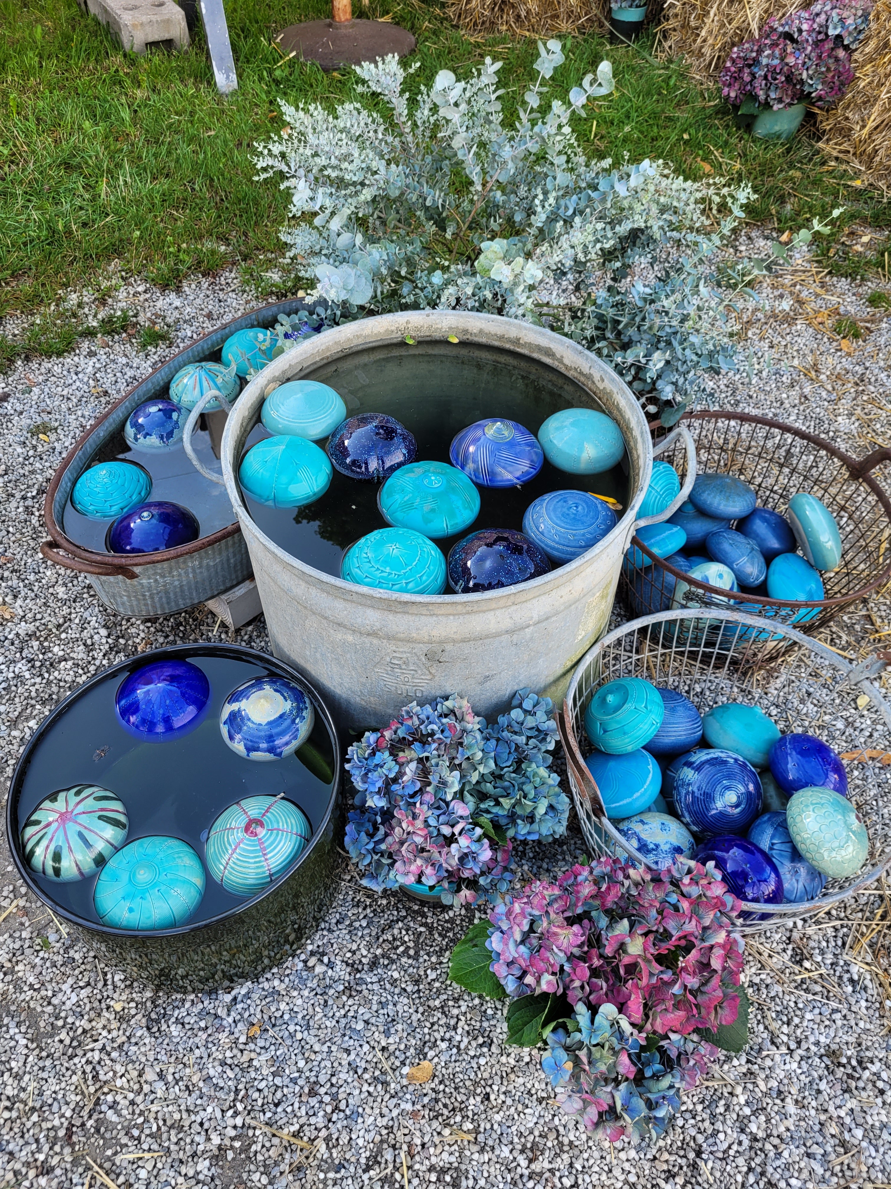 Schwimmstein Seladon