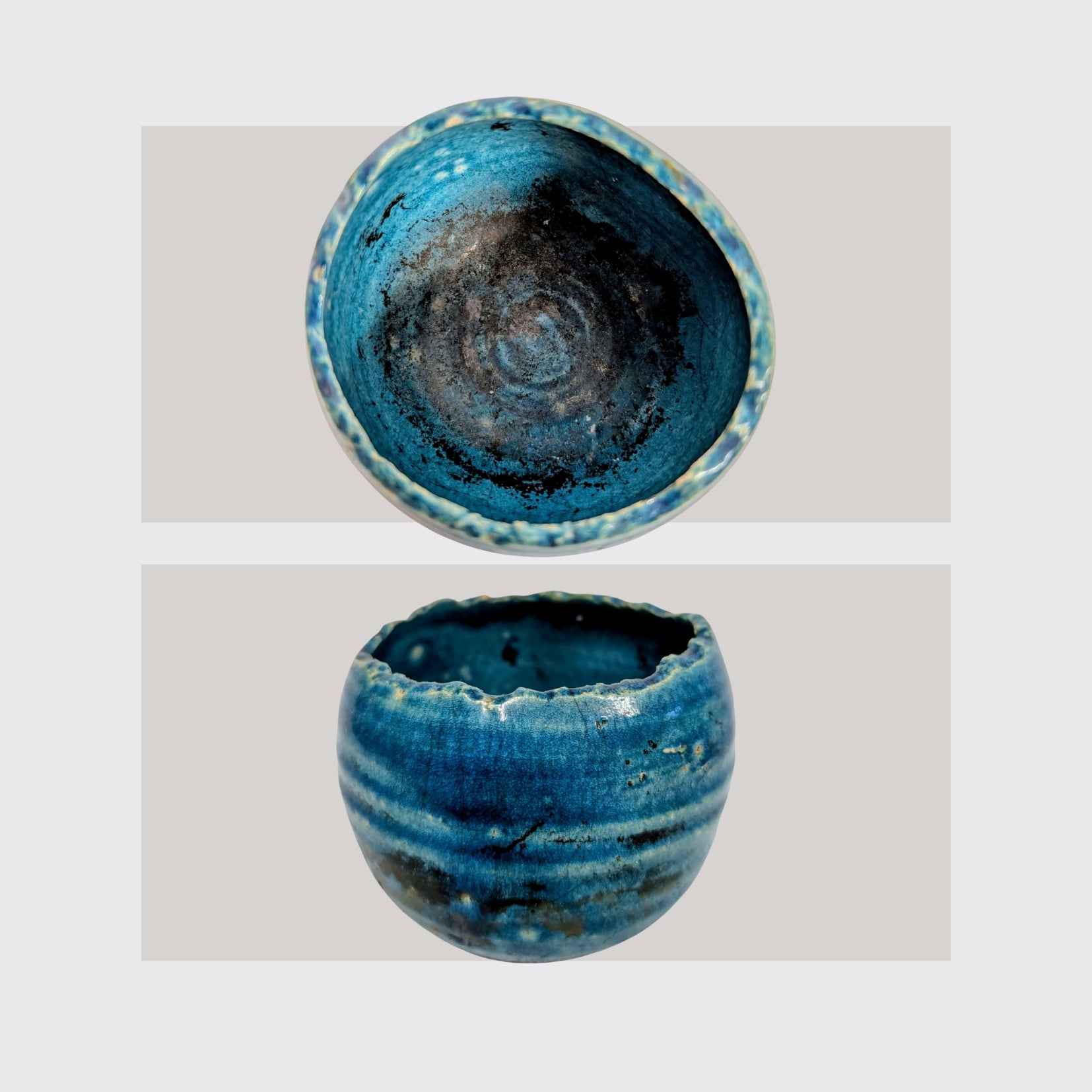 Raku Schale/Windlicht