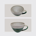 Tasse Weiß Seladon Groß
